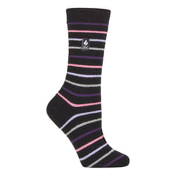 ) Heat Holders Ultra Lite - Ladies Thin Lightweight Casual Thermal Socks - Black (Riga