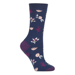 ) Heat Holders Ultra Lite - Ladies Thin Lightweight Casual Thermal Socks - Indigo (Sidari