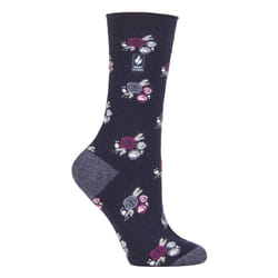 ) Heat Holders Ultra Lite - Ladies Thin Lightweight Casual Thermal Socks - Navy (Murcia