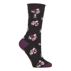 ) Heat Holders Ultra Lite - Ladies Thin Lightweight Casual Thermal Socks - Black (Murcia