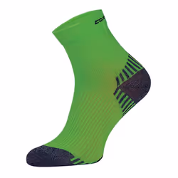 Comodo - Mens & Ladies Low Cut Ankle Sports Running Compression Socks - 6-8 UK, Green Neon