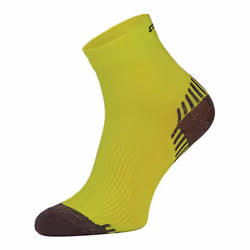 Comodo - Mens & Ladies Low Cut Ankle Sports Running Compression Socks - 6-8 UK, Yellow Neon