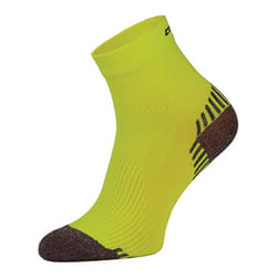 Comodo - Mens & Ladies Low Cut Ankle Sports Running Compression Socks - 6-8 UK, Yellow Neon