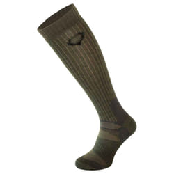 COMODO - Mens & Ladies Thick Knee High Merino Wool Hunting Socks - 9-11 UK, Khaki Green
