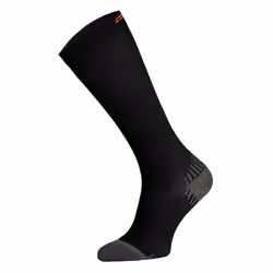 Comodo - Mens & Ladies Knee High Sports / Running Compression Socks - 6-8 UK, Black