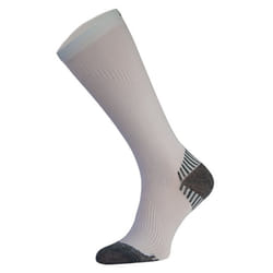 Comodo - Mens & Ladies Knee High Sports / Running Compression Socks - 9-11 UK, White
