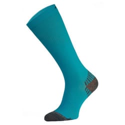 Comodo - Mens & Ladies Knee High Sports / Running Compression Socks - 6-8 UK, Turquoise