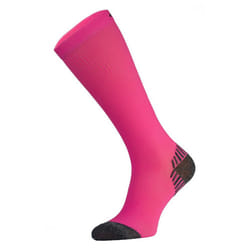 Comodo - Mens & Ladies Knee High Sports / Running Compression Socks - 3-5.5 UK, Neon Pink