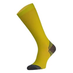 Comodo - Mens & Ladies Knee High Sports / Running Compression Socks - 6-8 UK, Yellow