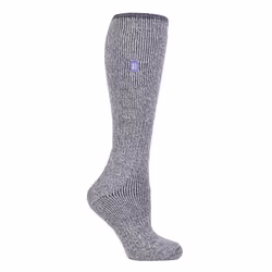 Heat Holders - Ladies Long Leg Merino Wool Thermal Socks for Winter - Lilac