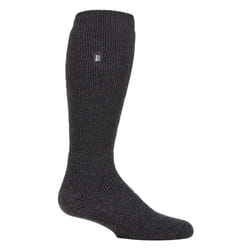 Heat Holders - Mens Long Leg Merino Wool Thermal Socks for Winter - Black