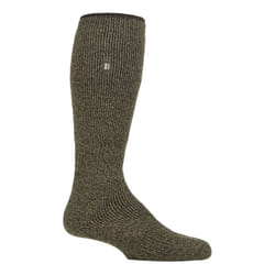 Heat Holders - Mens Long Leg Merino Wool Thermal Socks for Winter - Khaki