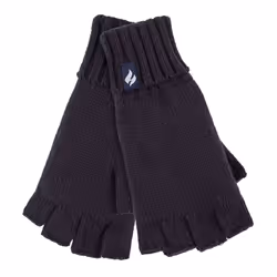 Ladies Knitted Thermal Fingerless Gloves | HEAT HOLDERS - Navy Solid