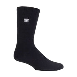 Heat Holders - 3 Pairs Mens Thin Lightweight Thermal Dress Socks for Winter - 6-11 UK, Black