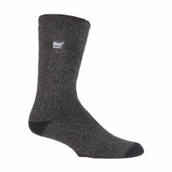 Heat Holders - 3 Pairs Mens Thin Lightweight Thermal Dress Socks for Winter - 6-11 UK, Charcoal