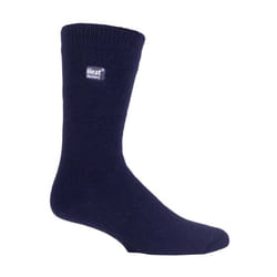 Heat Holders - 3 Pairs Mens Thin Lightweight Thermal Dress Socks for Winter - 6-11 UK, Navy