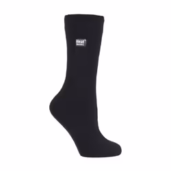 Heat Holders - 3 Pairs Ladies Thin Lightweight Thermal Dress Socks for Winter - 4-8 UK, Black