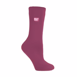Heat Holders - 3 Pairs Ladies Thin Lightweight Thermal Dress Socks for Winter - 4-8 UK, Deep Fuchsia