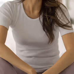 Heat Holders - Warm Fleece-Lined Short Sleeve Thermal T-Shirt for Women - Winter Baselayer - M, Black