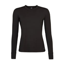 Heat Holders - Winter Long Sleeve Thermal T-Shirt for Women - Baselayer Top - M, Black