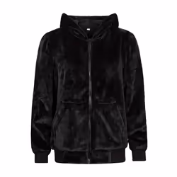 Heat Holders - Warm Fleece Snoodie Hoodie for Men - Winter Sweatshirt Blanket Hoodie - S/M, Black