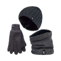 Heat Holders - Extra Long Fleece Oversized Snoodie for Ultimate Warmth & Coziness - M/L, Grey