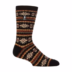 Heat Holders - Extra Warm Nordic Thermal Socks for Men | Breathable Lite Winter Socks - 6-11 UK, Black/Olive