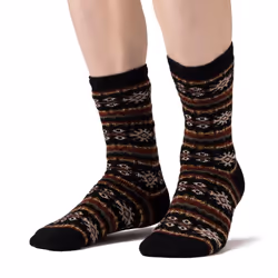 Heat Holders - Extra Warm Nordic Thermal Socks for Men | Breathable Lite Winter Socks - 6-11 UK, Black/Olive
