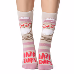 Heat Holders - Cozy Novelty Christmas Socks for Women - Festive Gift Socks - 4-8 UK, Lady Days