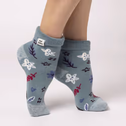 Heat Holders - Cozy Turn-Over Cuff Lounge Socks | Warm Winter Socks for Women - 4-8 UK, Winter Bloom