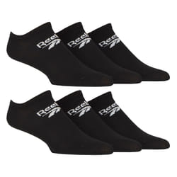 Reebok - Unisex Low Cut Breathable Trainer Sport Socks - 8-10 UK, Black