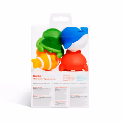 Floating Ocean Animal Themed, Bath Squirt Toys for Baby, Pack of 4, Multi coloured - Additional view 6