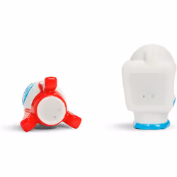 Munchkin Galaxy Buddies Water Safe Light Up Bath Toy Set - Astronaut & Rocket Ship Multicoloured 011229