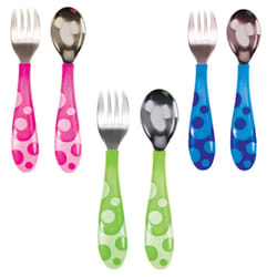 Toddler Fork and Spoon Set (1 Spoon and 1 Fork ) Assorted colours