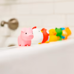 Munchkin Farm Bath Squirts Bath animal Blue, Green, Orange, Pink, Red, White, Yellow - Additional view 4