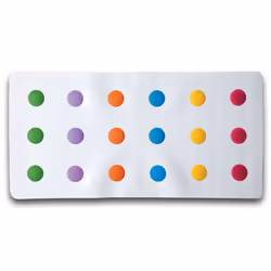 Munchkin Dandy Dots Bath Mat, 3 yr(s)