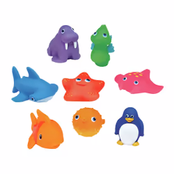 Munchkin Ocean Bath Squirts - 8 Pack, Bath toy, Boy/Girl, 0.75 yr(s), Multicolour