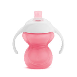 Click Lock Chew Proof Plastic Trainer Cup, 8oz/237ml Pink