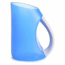 Munchkin Soft Rim Shampoo Rinser with Easy-Grip Handle, Blue