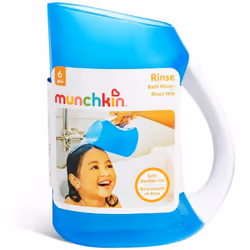 Munchkin Soft Rim Shampoo Rinser with Easy-Grip Handle, Blue