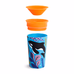 WildLove Miracle 360 Cup, Toddler Cup, BPA Free Baby & Toddler Sippy Cups, Non Spill Cup, Dishwasher Safe Baby Cup, Leakproof Childrens Cups in