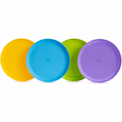 Munchkin Multi Toddler Plates, Pack of 8