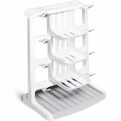 Munchkin Tidy Dry Space Saving Baby Bottle Drying Rack, White