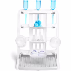Munchkin Tidy Dry Space Saving Baby Bottle Drying Rack, White