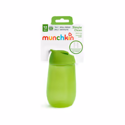 Munchkin Simple Clean Straw Cup Kid's Feeding Aid Green 296ml - Additional view 4