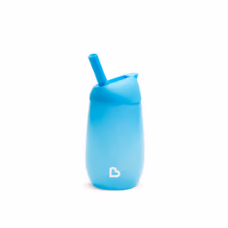 Munchkin Simple Clean Straw Cup Baby Feeding Beaker Blue 296ml