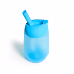 Munchkin Simple Clean Straw Cup Baby Feeding Beaker Blue 296ml