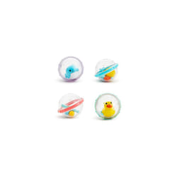 Munchkin Float and Play Bubbles Toy, Baby Bath Toy, Pack of 4, Multicolor