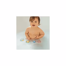 Munchkin Float and Play Bubbles Toy, Baby Bath Toy, Pack of 4, Multicolor