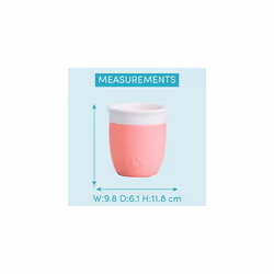 C'est Silicone Open Toddler and Baby Cup for Babies and Toddlers 4 Months+, Ideal Transition Sippy Cup and Suitable Free Flow Sippy Cup for Baby and
